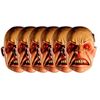 STAR CUTOUTS SMP106 BBC Smiler Mask 6 Pack, One Size