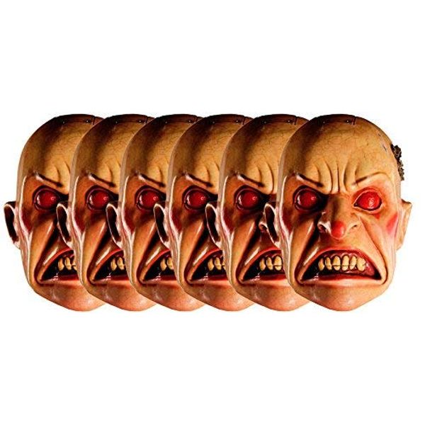 STAR CUTOUTS SMP106 BBC Smiler Mask 6 Pack, One Size