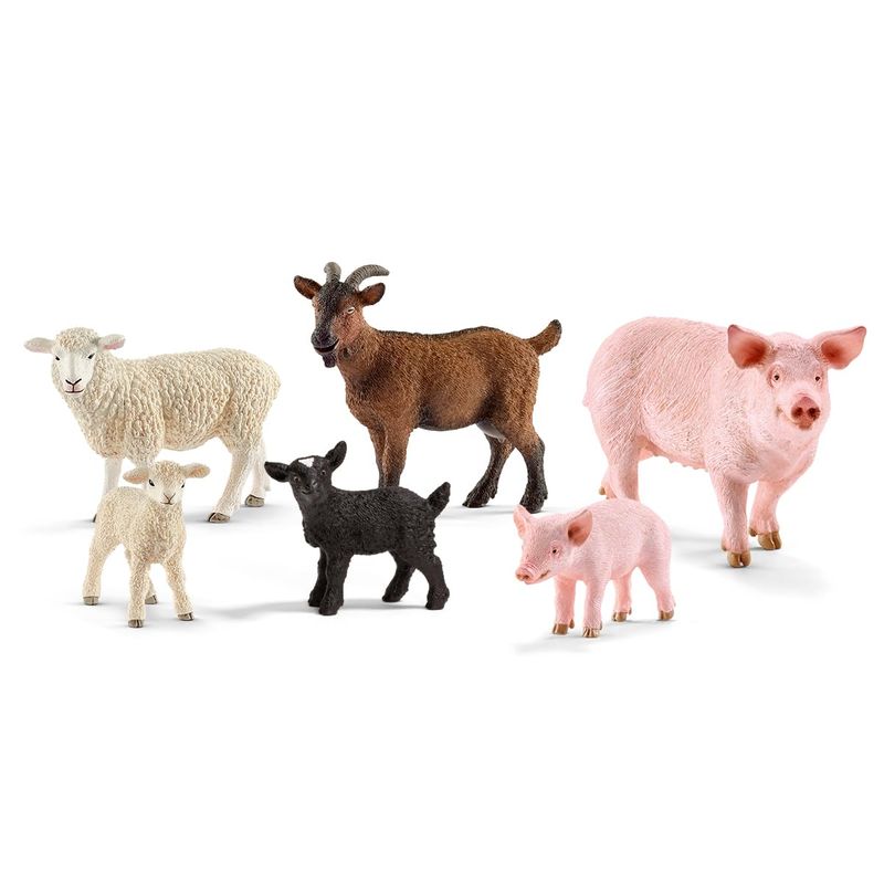 Casa granja grande con animales Farm World - Schleich