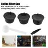 2Sets Coffee Capsule Pods Reusable Refillable Filter Cup with Spoon Brush Set Fit for Coffee Machines