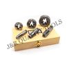 6 PC 1/4" 3/8" 1/2" INCH STEEL TAP & AND DIE TOOL THREADER THREAD KIT FOR PIPE