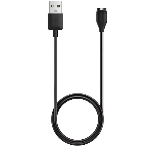Compatible for Garmin Forerunner 45/Forerunner 55/Forerunner 245/Forerunner 745/Forerunner 945 Charger, Replacement Charging Cable Date Sync Cord for Garmin Forerunner Series Smart Watch, Black