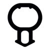 ExtrudaSeal B202 Bubble Gasket Replacement Window Door Draught Excluder Seal - 6m
