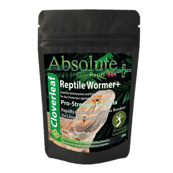 Cloverleaf Absolute+ Reptile Wormer 5g De-Worming