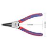 4PCS Heavy Duty 7" Circlip Plier Snap Ring Pliers External Internal Kit w/ Pouch
