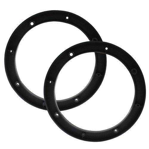 Murtenze 6.5" Auto Car Universal Fit ABS Speaker Spacers Car Stereo Speaker Spacer Adaptor kit Speaker mounting Bracket Ring(Black)-2PCS