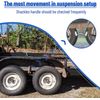 2Pack Racewill Trailer Shackle Kit Tandem Axle Trailer Kit for Double Eye Spring