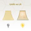 Royal Designs Square Bell Basic Lamp Shade, Antique Gold, 6 x 12 x 10.5