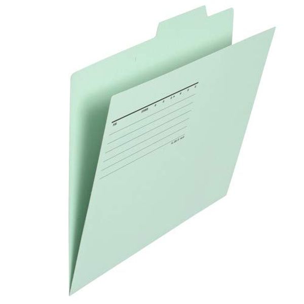 (Bulk Purchase) Plus FL-082IF Individual Folder, Economy, Thin Cardstock Type, A4 Side, Blue, 50 Sheets