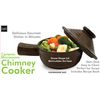 Kole Ceramic Microwave Chimney Cooker, Regular