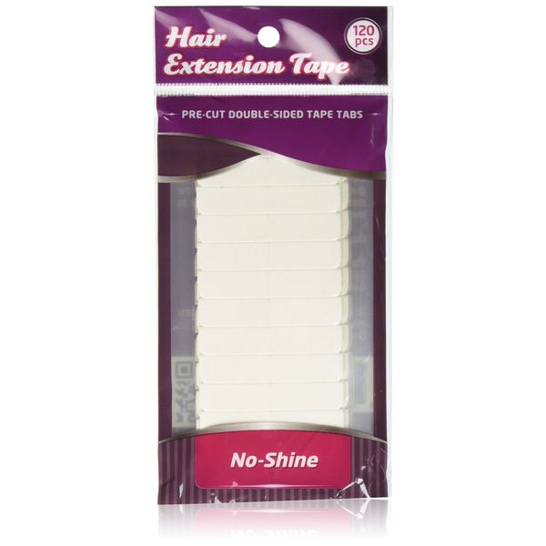 No Shine Bonding Double Sided Tape Walker 120 Tabs 4cm x .8cm by Walker Tape