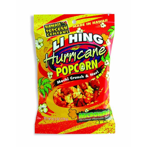 Li Hing Hurricane Microwave Popcorn Singles