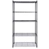 5-Tier Shelf Storage Organizer Rack Rolling Carts Unit For Kitchen Heavy Duty 
