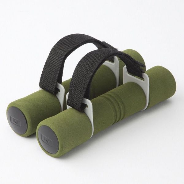 Cainz Soft Grip Array, 2.2 lbs (1.0 kg) x 2, Green
