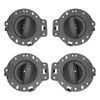 4PCS Inner Interior Door Handles W/Hardware Gray For Jeep Commander 2006-2010