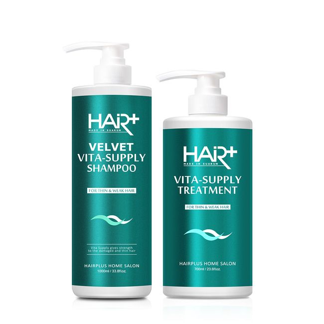 Hair Plus Vita Supply Shampoo 1000ml + Vita Supply Treatment 700ml