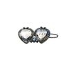 tamarusan (tamarusan) Music Notes Double Heart Glance Chin Clip Hairpin Hair Clip