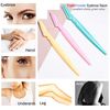 Eyebrow Razor, Exfoliating Tool, Women's Razor, Safety Cap Included, Dermaplaning Kit, Face Neck Shaver, Eyebrow Trimmer Brow Razors Fuzz Remover for Women (6 Pack) by TradeProvider®
