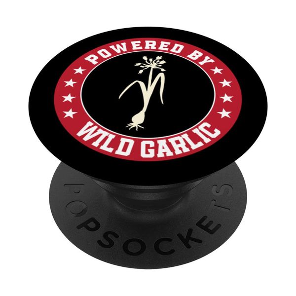 Funny Powered By Wild Garlic PopSockets Swappable PopGrip