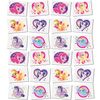 Unique Industries My Little Pony Party Temporary Tattoos - Assorted Designs, 24 Pcs