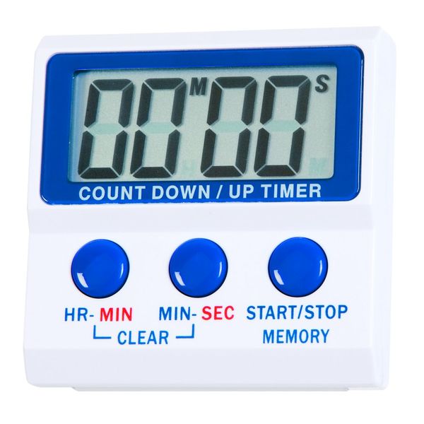 ETI Countdown/Up Timer - Countdown Timer for Cooking or Baking - Max and Min Function. Loud Alarm. Magnetic Pad and Stand. AAA Batteries.