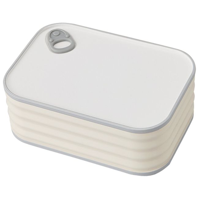 Takenaka T-76487 Takenaka Lunch Box, Made in Japan, Eatkan, White, 20.3 fl oz (600 ml)