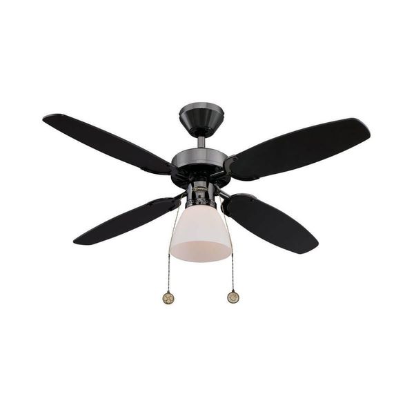 Ceiling fan with light and pull cords Capitol Gun Metal Westinghouse 105 cm 42"