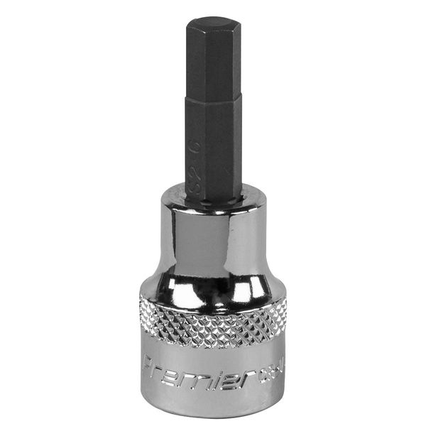 Hex Socket Bit 6mm 3/8"Sq Drive