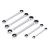 8-19mm Metric Flexible Ratcheting Wrench Combination Tool Set 6pcs