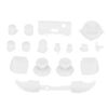 Full Game Controller Button Set Replacement Handles Kits for Xbox Series X with Comfortable Feel (White)