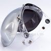 Mirror Type Bubble Shield Clear Flip Up Base Set (Chrome Mirror)