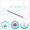 Dental Explorer Double Ended Probe 17A/23 for Professional Teeth Cleaning Calculus Plaque & Tartar Remover - Made of Stainless Steel for Oral Care with Knurled Handle, Double Ended Pick
