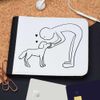'Human and Dog' Wallet (WL00023950)