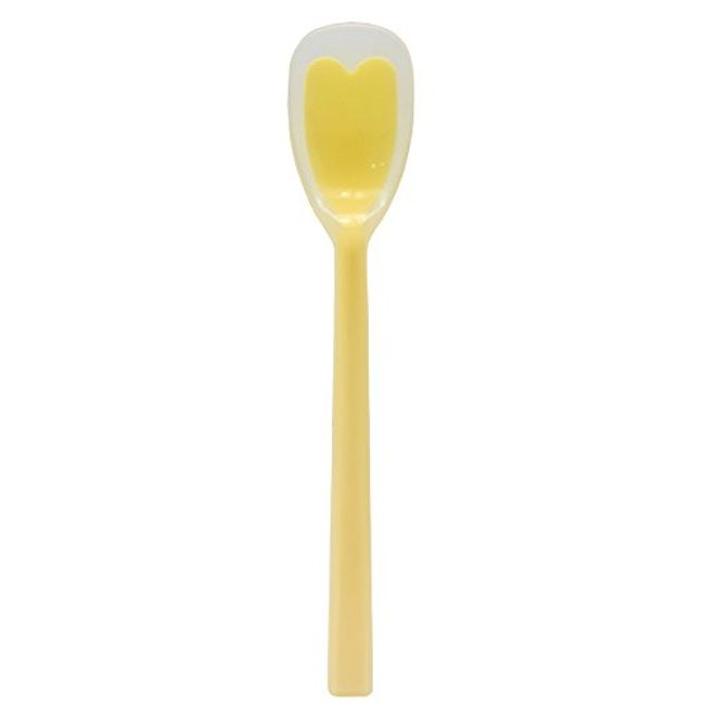 Okabe Yoshi KU-05Y Mouth-Gentle Spoon, One Piece, Large, Yellow