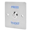 Push to Exit Button Switch for Door Access Control System with LED Indicator Light, Stainless Steel Door Switch Door Exit Access Push Button Release Button for Access Control Lock
