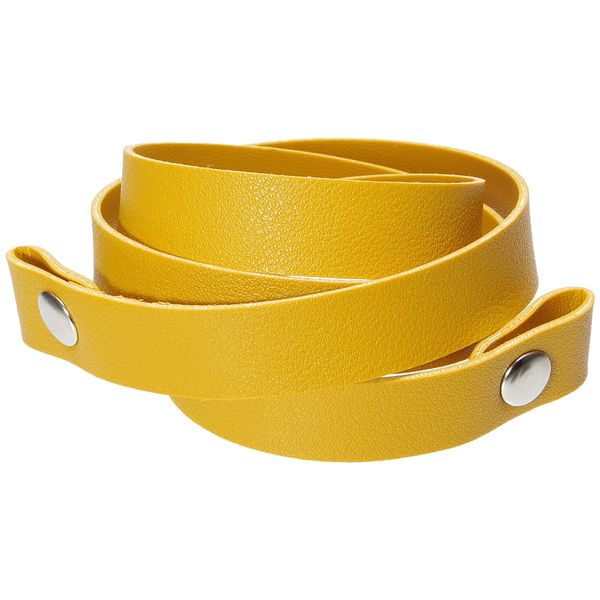 Goodland GD-MASKSTP Mask Strap, Neck Strap, Stylish, Leather, Synthetic Leather, Men's, Women's, yellow