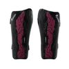 Precision Origin Strap Shin Guards Light Weight Protection (Black/Red, Medium)