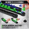 9 Pcs Socket Organizer Holders ABS | 1/4" 3/8" 1/2" 360° Swivel Premium Quality