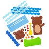 Fun Express 3D Bear Canoeing by Waterfall Foam Craft Kit - 4 1/2" x 9", Makes 12