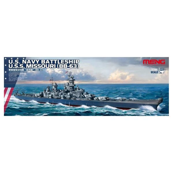 Meng PS 004 Model Kit U.S. Navy Battleship U.S.S. Missouri Bb 63)