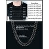 Black Cuban Chain Mens Necklaces Cuban Link