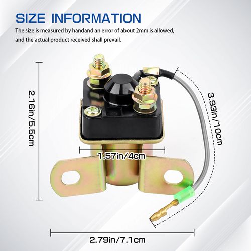 SOLLON Starter Solenoid Relay for Polaris Sportsman 500 1996-2002 Sportsman 600 2002-2003 Trail Boss 250 325 1985-2002 Trail Blazer 250 1990-2003 Xpress 300 400 Magnum 325 425 500 Xplorer 400