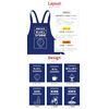 Kizamu Papas Kitchen Apron, Personalized Gift, Men's, Gift, beige