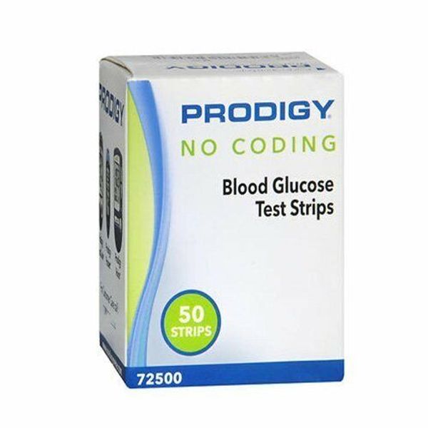 Prodigy No Coding Blood Glucose Test Strips, 72500 – 50 Count