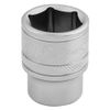 Draper 16543 3/8-Inch Square Drive 6 Point Metric Socket, 17mm Size, Blue