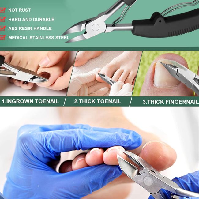 Light Nail Clippers Thick Toenail Clippers for Thick Nails Hard