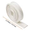 sourcing map Insulation Braid Sleeving, 9.8Ft-16mm High Temp Fiberglass Sleeve White