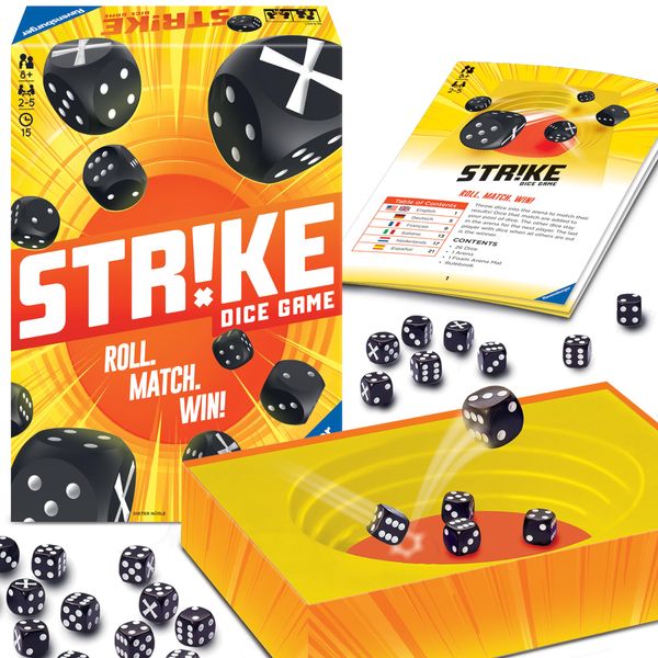 Ravensburger Strike - Brain-Teasing Dice Game for Kids and Adults | Fun Matching Activity | Engaging Memory Enhancer | Unmatched Replay Value