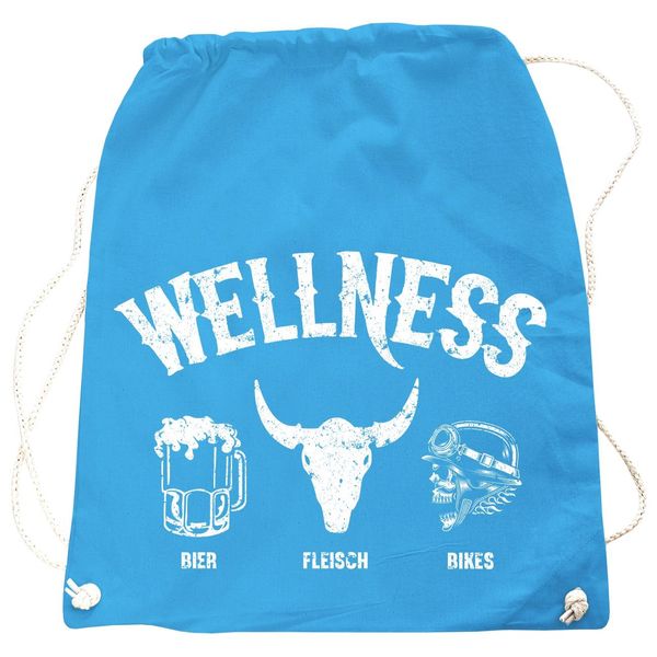 Wellness Backpack for Bikers, lightblue