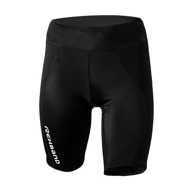 Rehband QD Thermal Zone Hose, 1 Stück, Damen Kompressionshose mit Wärmezonen, Thermoshorts, Farbe:Schwarz, Größe:XL